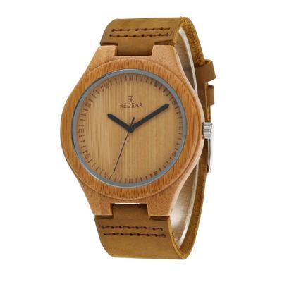 Wooden Couple Watches – Bamboo & Leather Quartz Watches for Him & Her | Eco-Friendly Fashion Gift